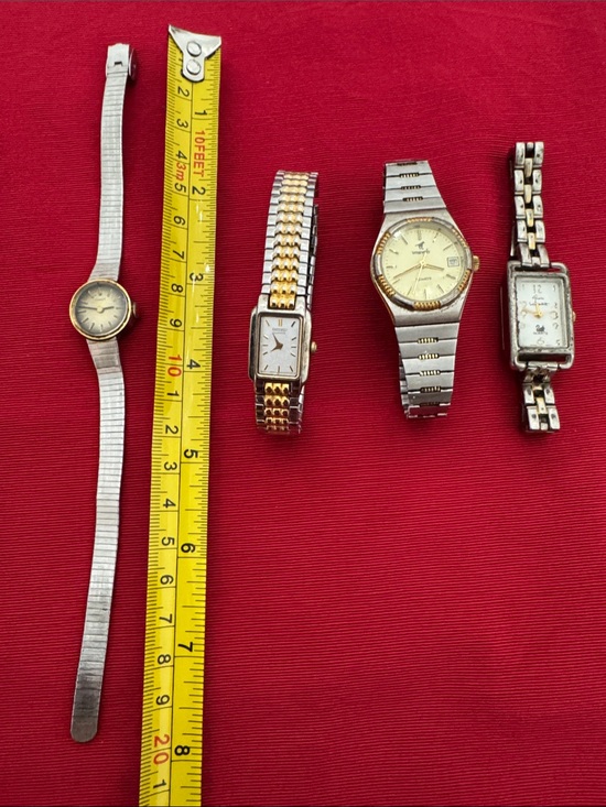 Seiko Accessories - Times, Seiko, Wrangler & Vanderbilt , Lot of 4 Ladies' Vintage Wristwatches OLCC